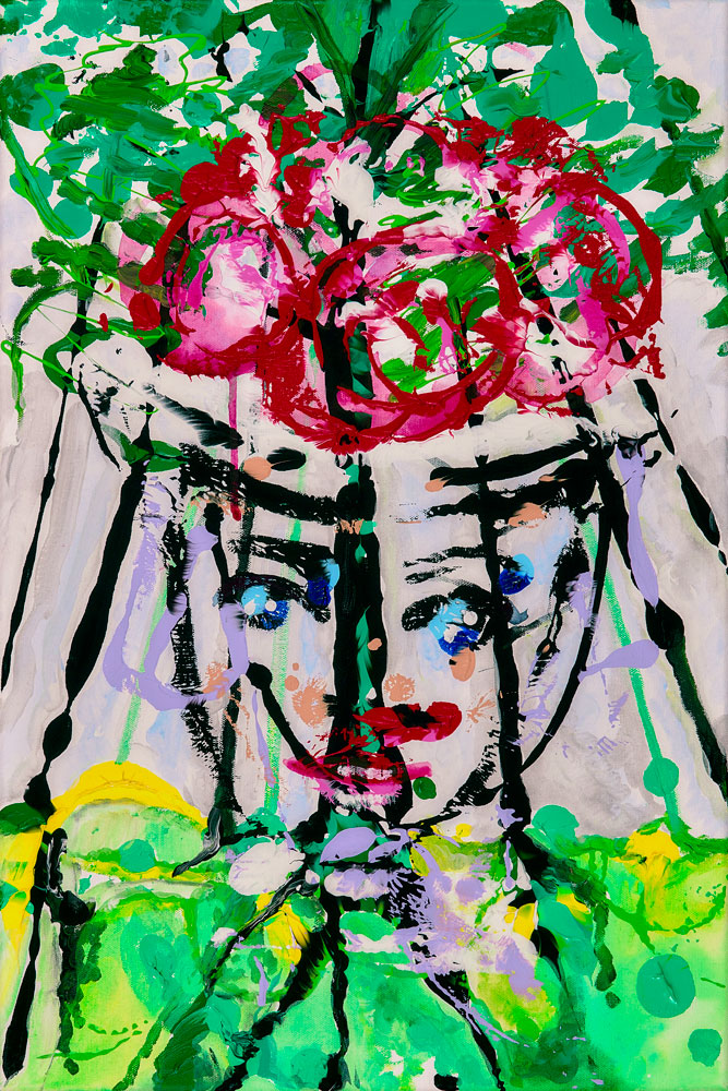 2023: Pint Schwarzwald Frau_02_40x60cm