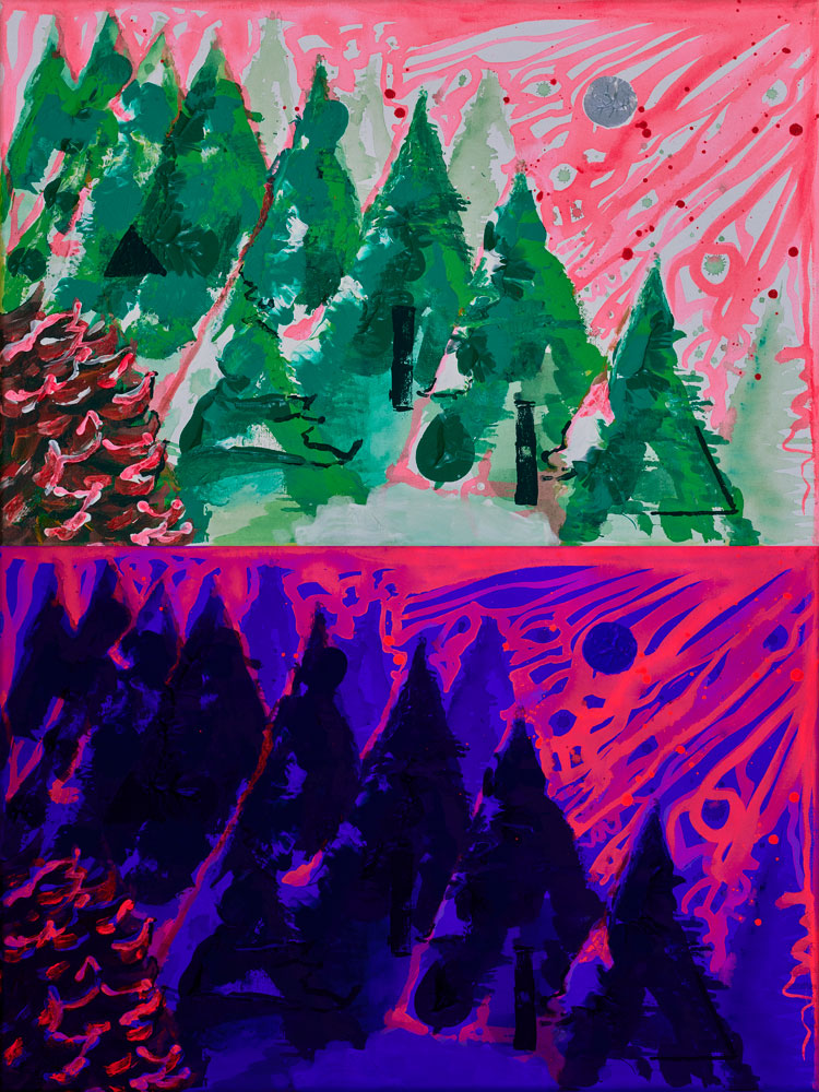 2024: Schwarzwald_Nacht_Neon_60x40cm